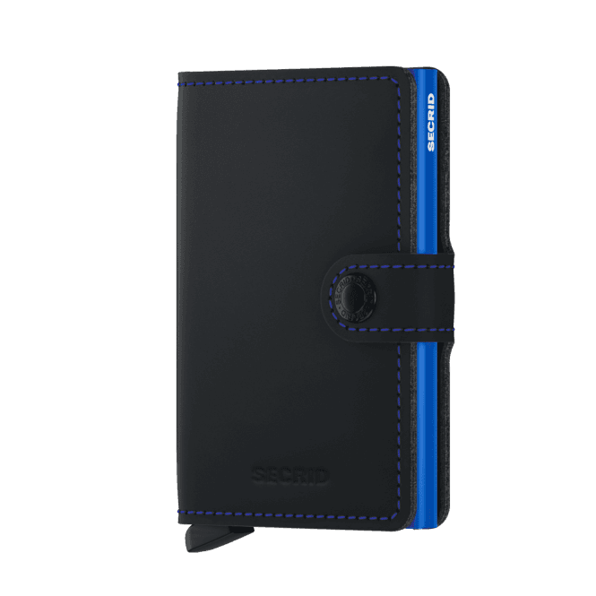 Secrid  Miniwallet  Matte Black &  Blue