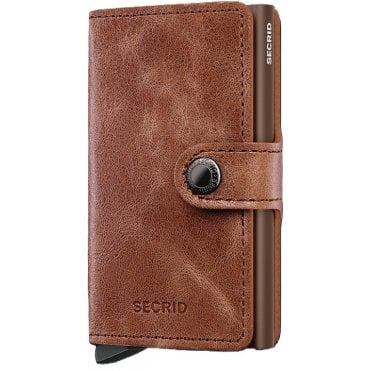 Secrid Miniwallet vintage Cognac Brown