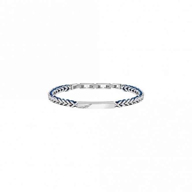 Sector  Gents ID Bracelet With Blue Design