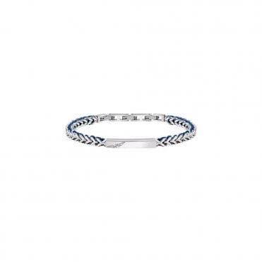 Sector Gents ID Bracelet With Blue Design