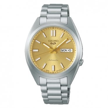 Seiko Sports 5 SNXS Gold Cufflinks