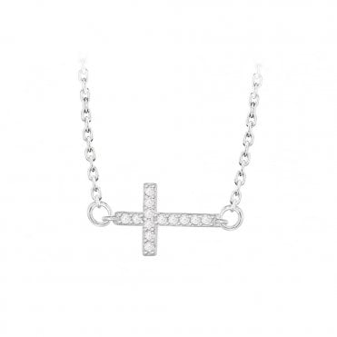 Sideways Cross Pendant