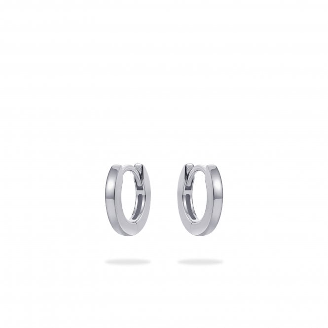 Gisser Silver 12mm Hoop Earrings