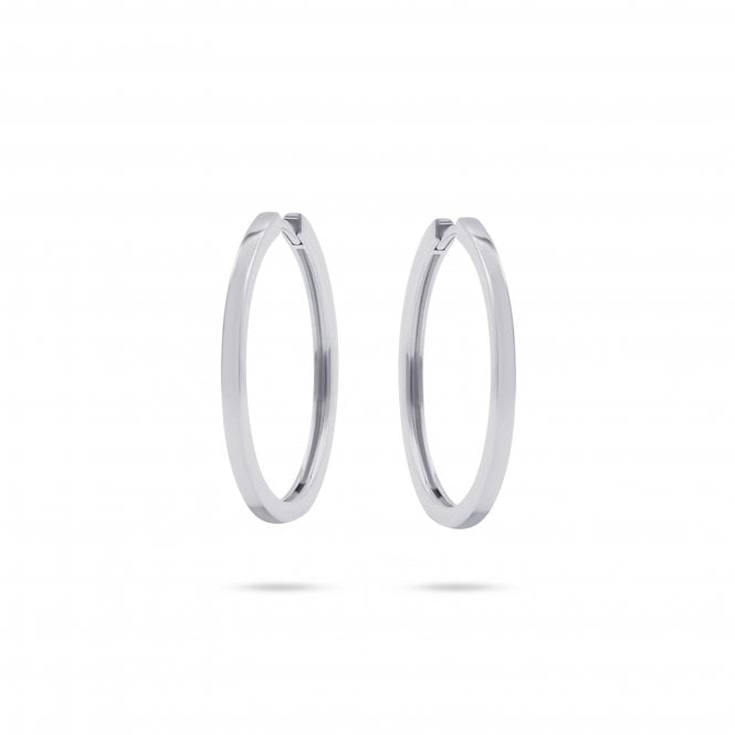 Gisser Silver 30mm Hoop Earring