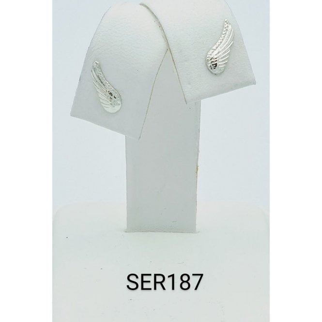 PURE Silver Silver Angel Wing Earrings