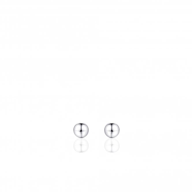 Gisser Silver Balll Stud Earring.