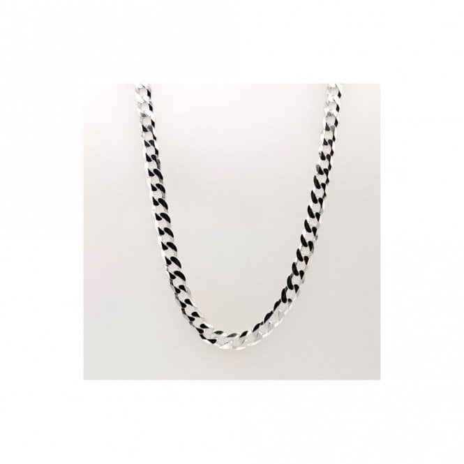 PURE Silver Silver Curb Chain 22