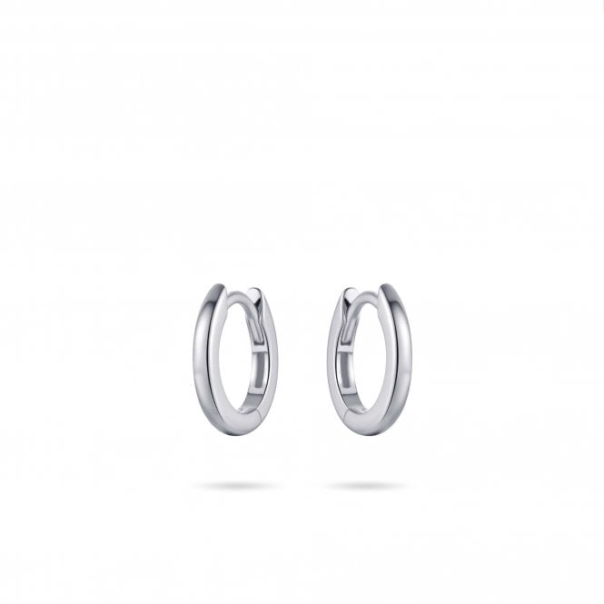 Gisser Silver Hoop Earrings