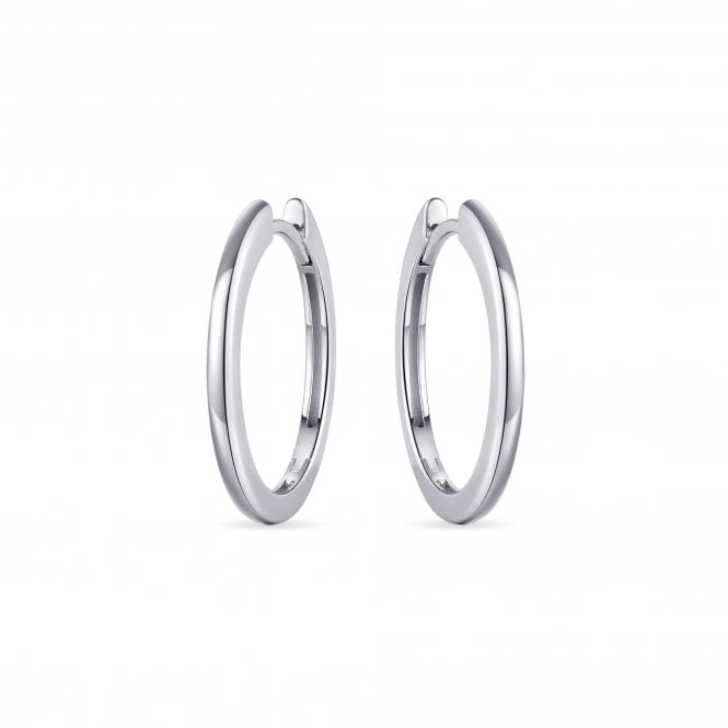 Gisser Silver Hoop Earrings