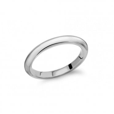 Silver Plain Band Ring