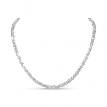 Silver Spiga Necklace