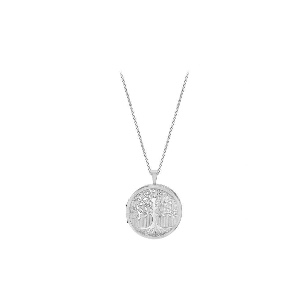 Pure Locket Chain PURE Silver Silver Tree of Life Locket & Chain - Jewellery from Gerry ...