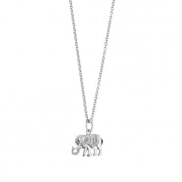 Silverplate Elephant Pendant