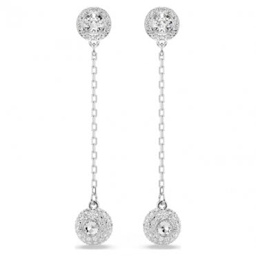 Crystal Ball Drop Earrings