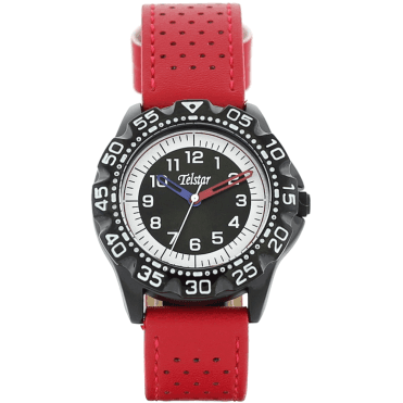 Telstar Red Strap Watch