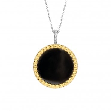 Ti Sento Black Gold Pendant