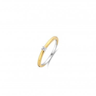 Ti Sento Mini Stone Ring