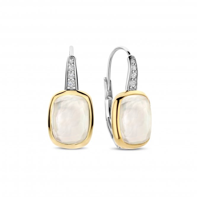 Ti Sento  Mop Pillow Earrings