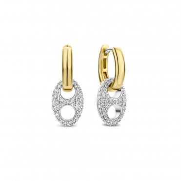Ti Sento Pod Earrings