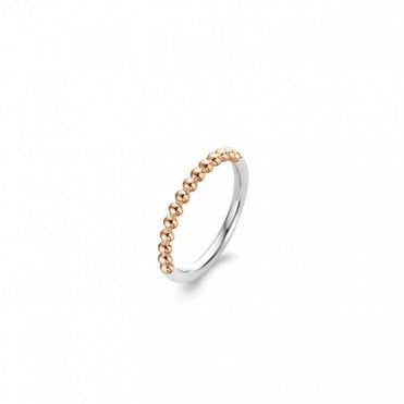 Ti Sento Rose Ball Bead Ring