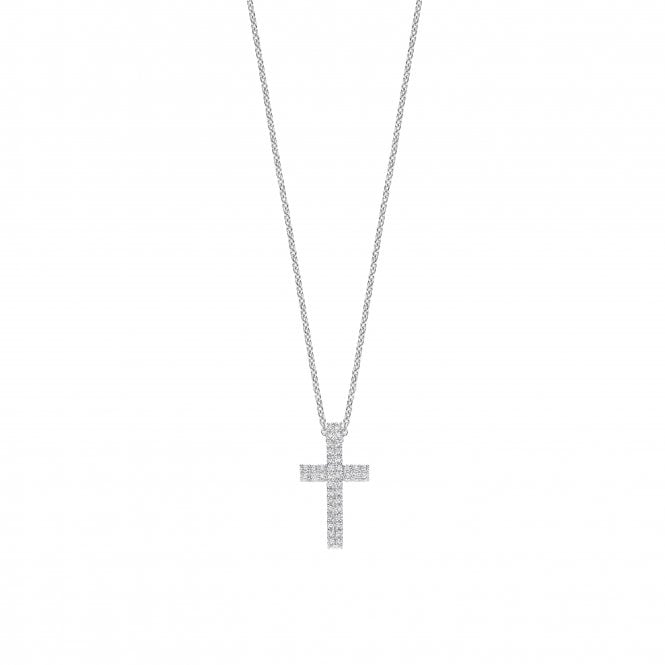 Ti Sento Stone Set Cross