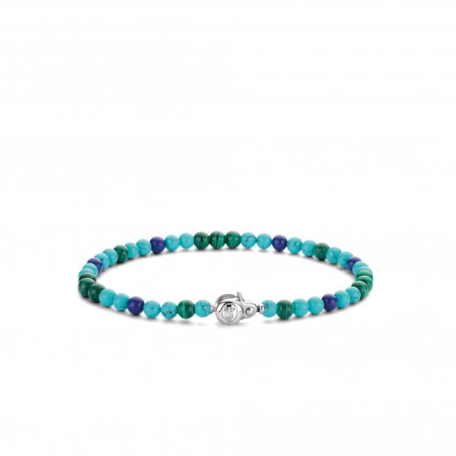 Ti Sento  Turquoise Malachite Bracelet