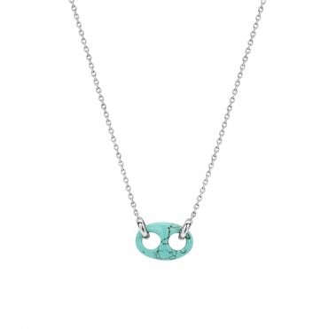 Ti Sento Turquoise Pendant`