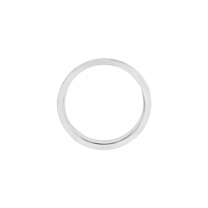 PURE Silver Triple Band with Leaves