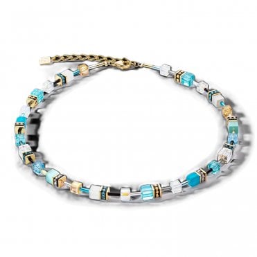 Turquoise Cube Necklace