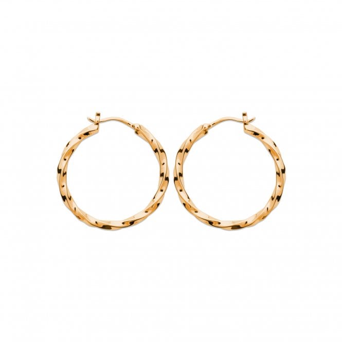 Amelie Twist Hoop Earrings