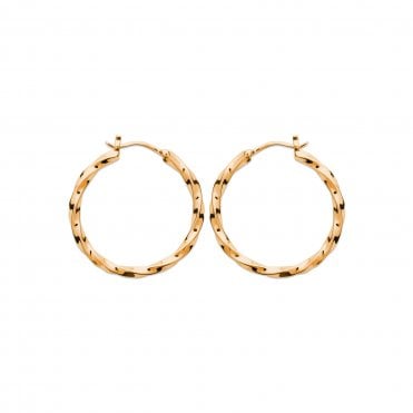 Twist Hoop Earrings