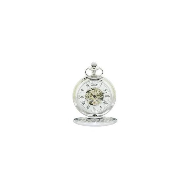 Telstar Wave Detail Hunter Pocket Watch