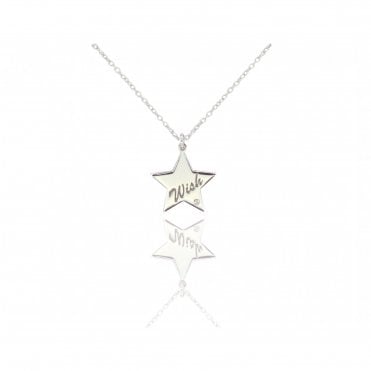Wish Upon a Star  Engravable Pendant